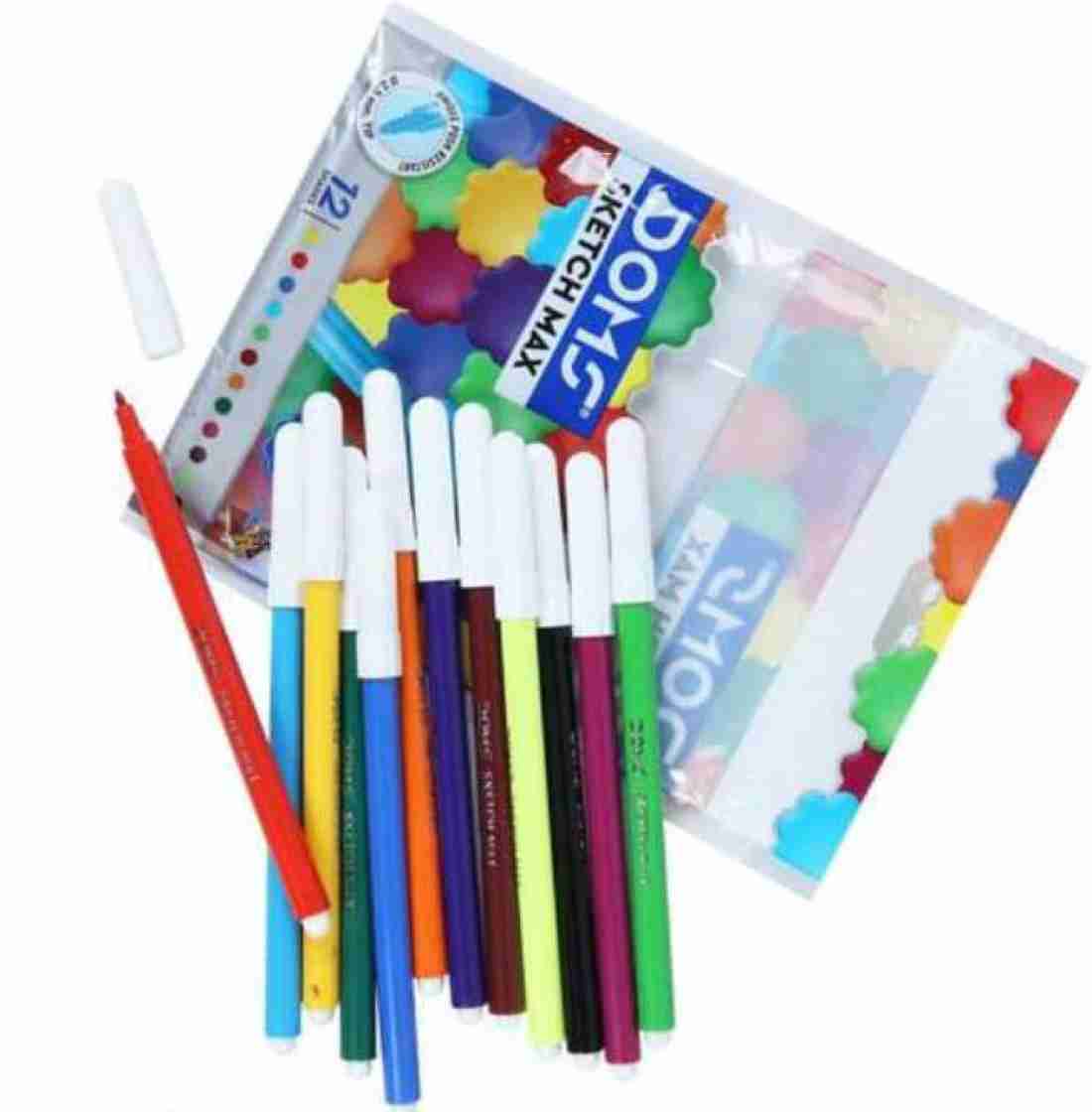 chahat Enterprise Colour sketch pen (48 sketchpen set) Fine  Angular Nib Sketch Pen with Washable Ink - WASHABLE WATERCOLOR PEN