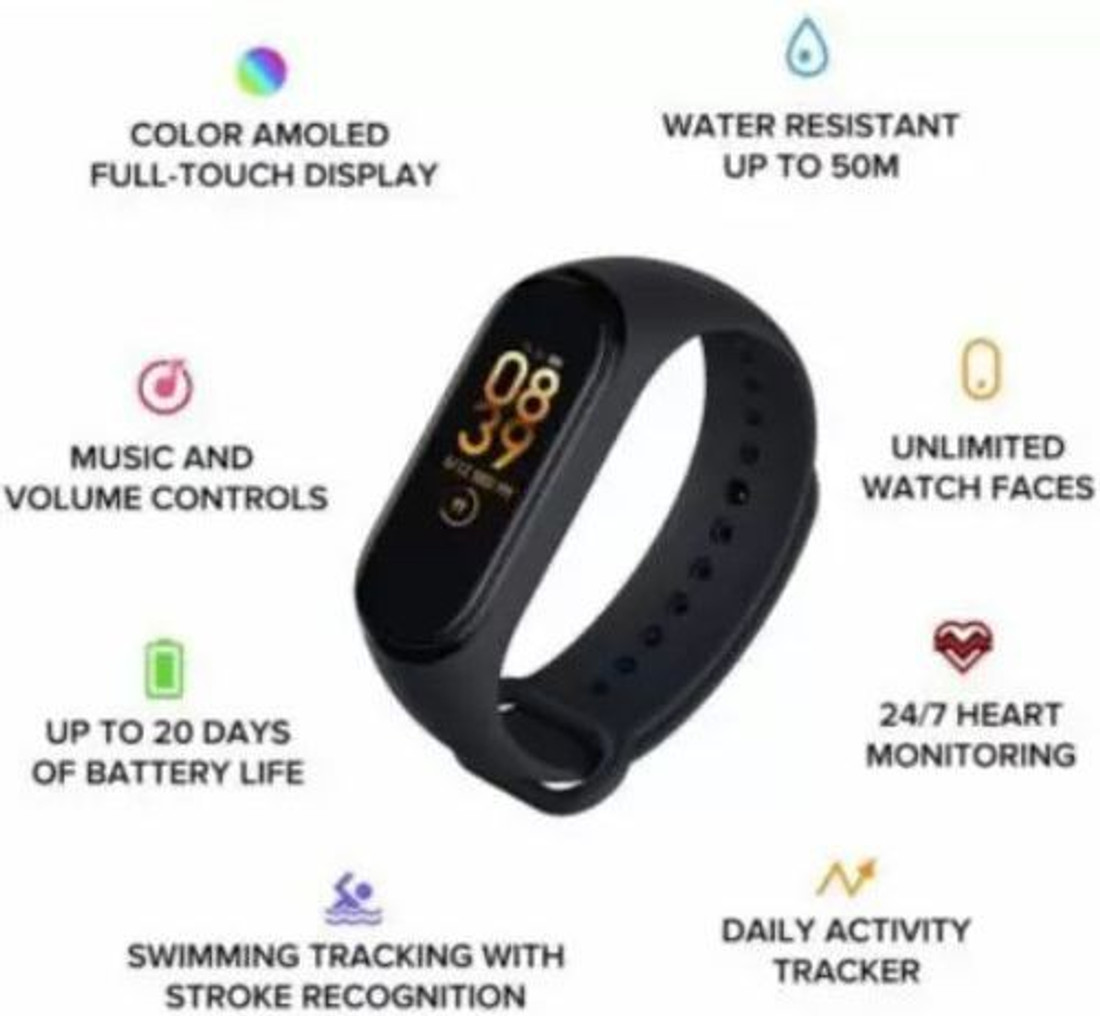 GUGGU DEN 129I M4 Smart band Price in India Buy GUGGU
