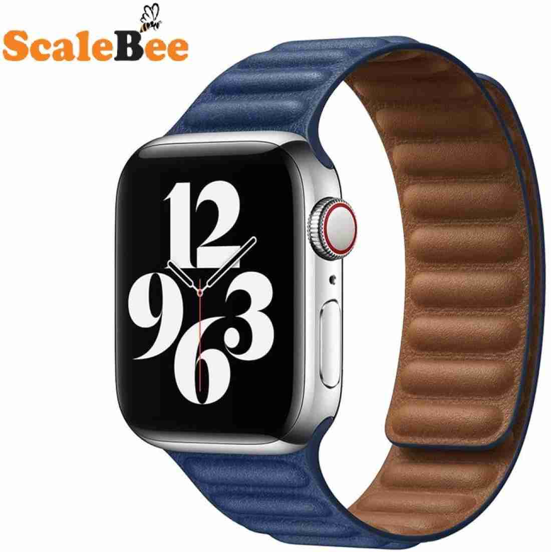 Silicone Checkered Pattern Smart Apple Watch Bands Wristband