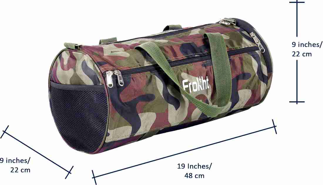 Mens coach clearance camo duffle bag