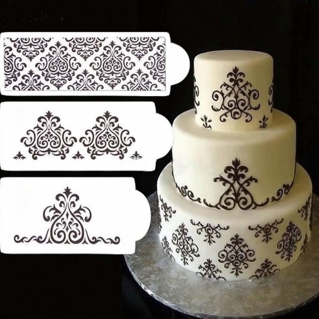 Kayra Decor Stencil for Cake Decoration - Cake Stencils Design