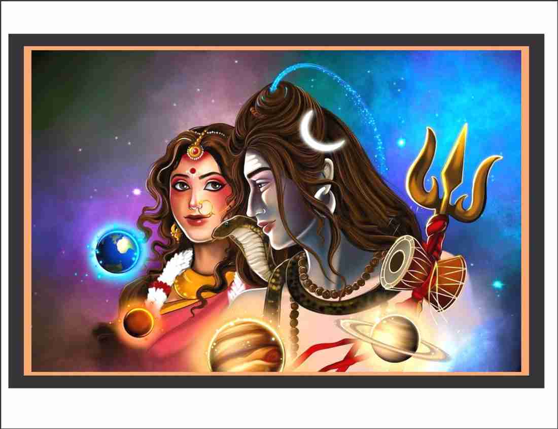 Beautiful pictures of lord shiva and parvati sale