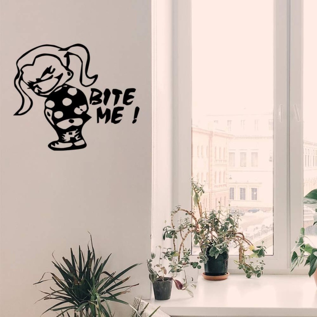 Xskin 29 cm Bite Me Bad Girl Wall Decals, Easy to Apply and Remove, 29cm  Self Adhesive Sticker Price in India - Buy Xskin 29 cm Bite Me Bad Girl  Wall Decals,