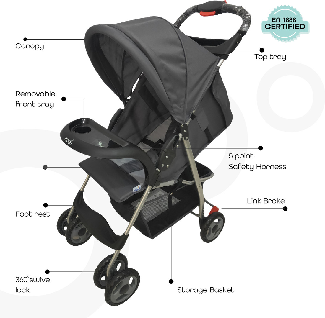 One hand fold stroller discount