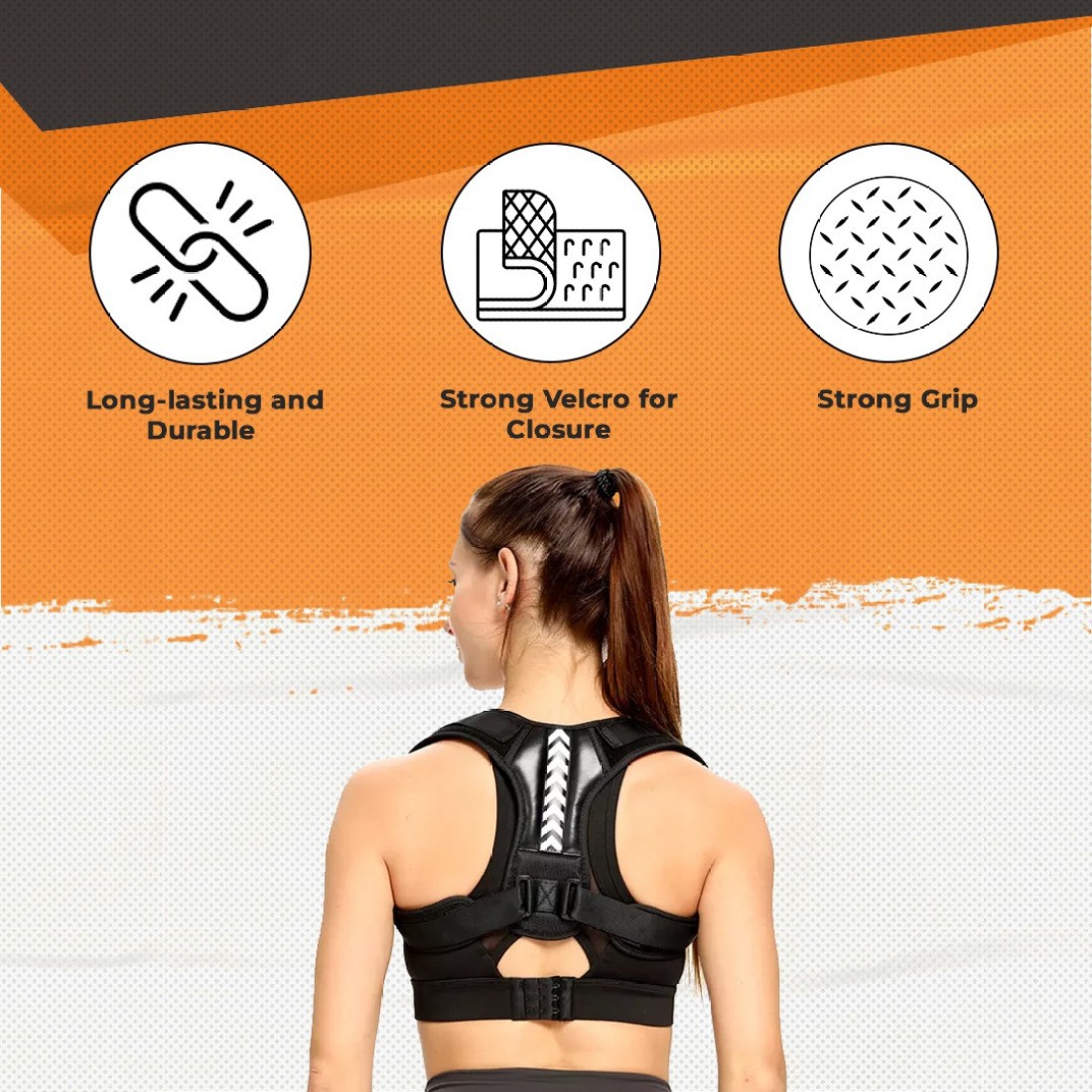 PROURBAN Lumbar Sacral back pain belt, back belt, kamar belt, posture  corrector belt LS Belt Spinal Brace Lower Back Pain Osteoporosis Slip Disc  adult