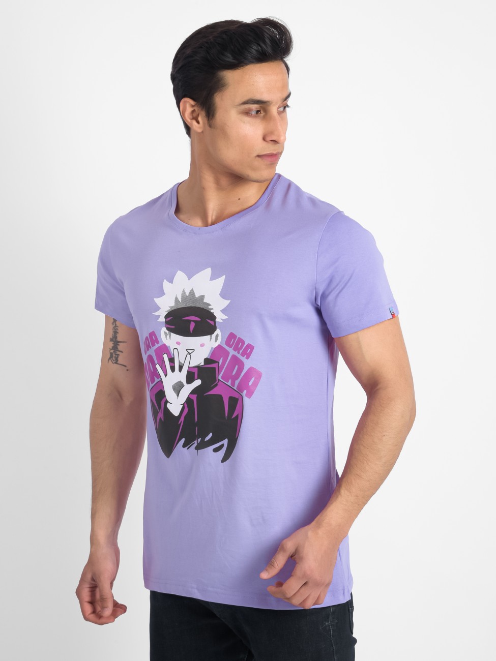 ComicSense Printed Men Round Neck Purple TShirt  Buy ComicSense Printed  Men Round Neck Purple TShirt Online at Best Prices in India  Flipkartcom