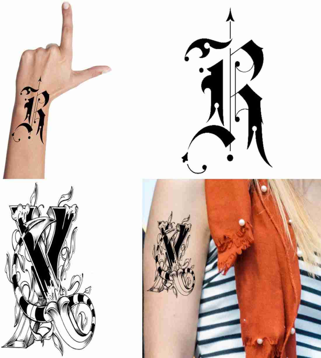 voorkoms King & Queen Couple Body Temporary tattoo - Price in