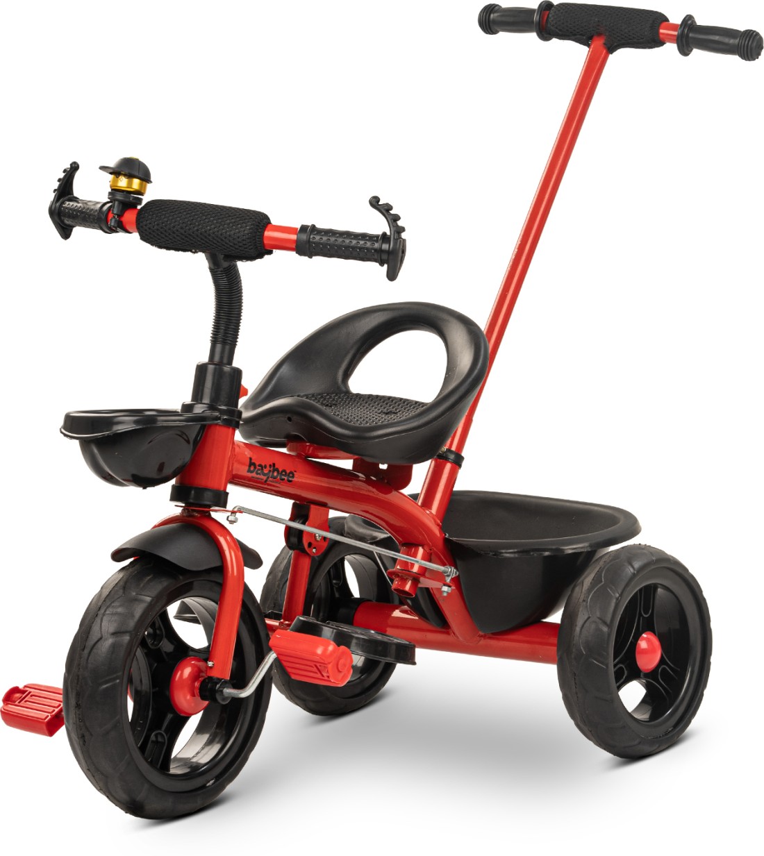 Baby cycle with push handle best sale