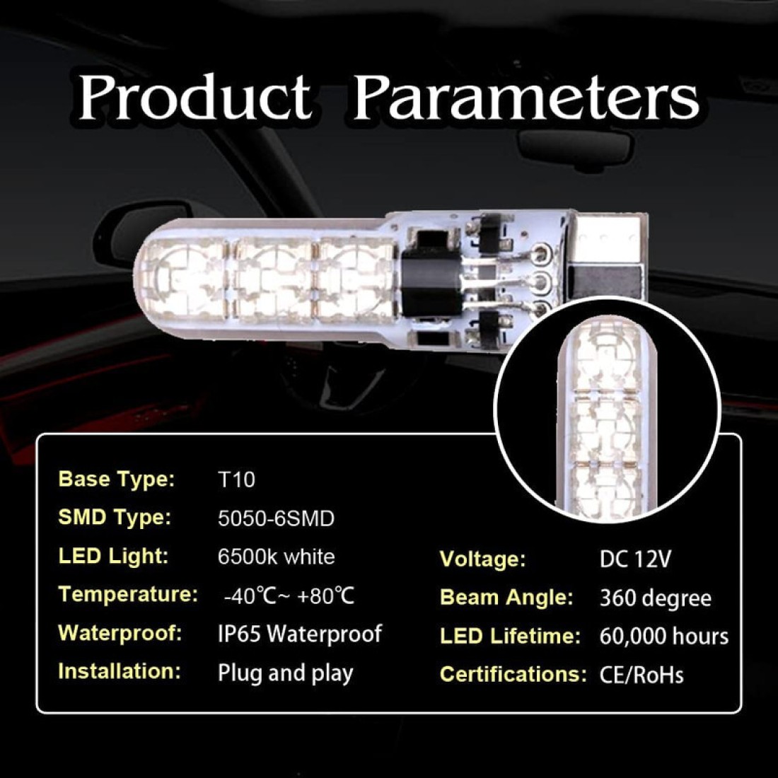 T10 automotive deals bulb