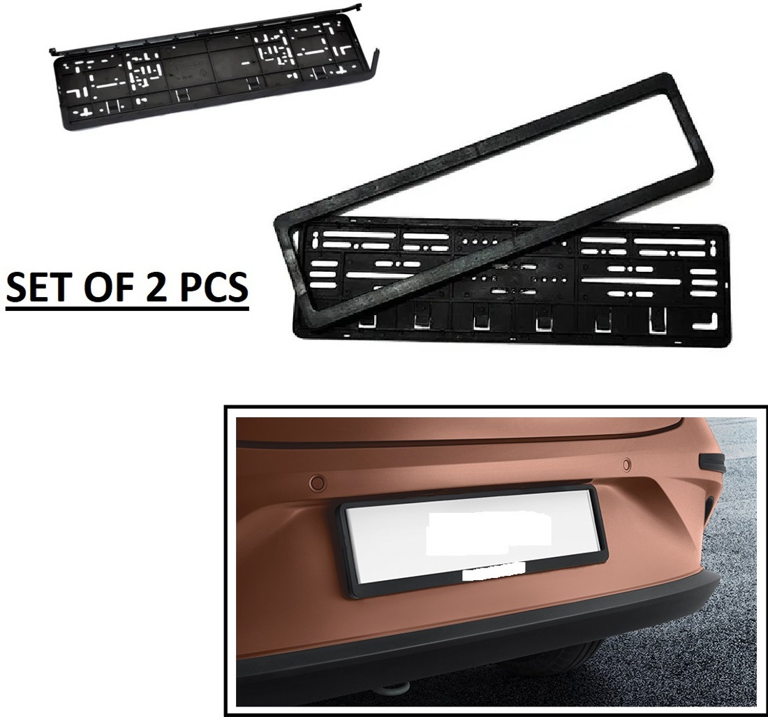 Car number plate online plastic cover