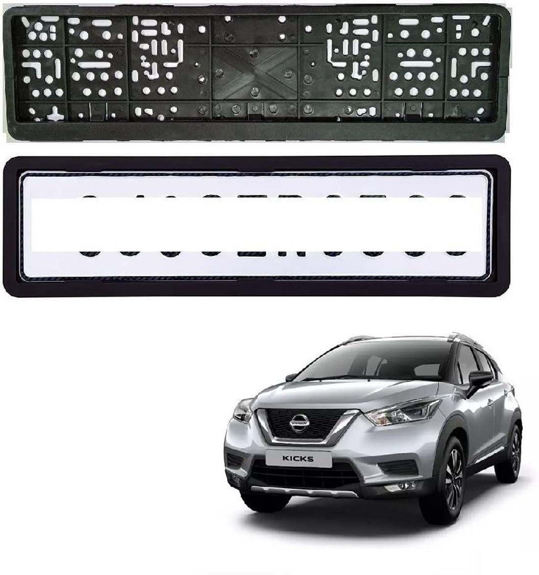 Nissan number plate clearance holder