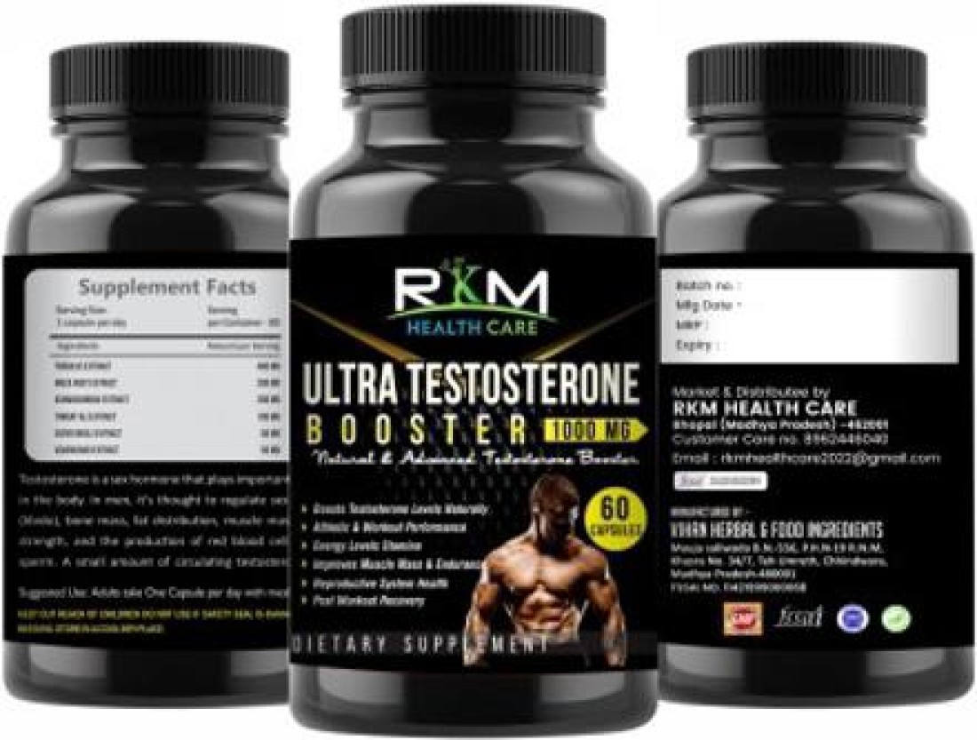 RKM Healthcare ULTRA TESTOSTERONE BOOSTER CAPSULE Price in India