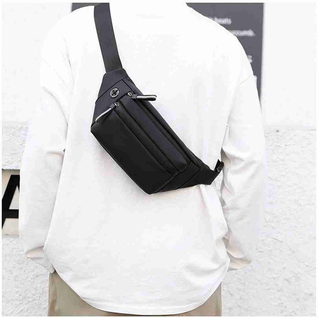 Men s fashion waist shop bag