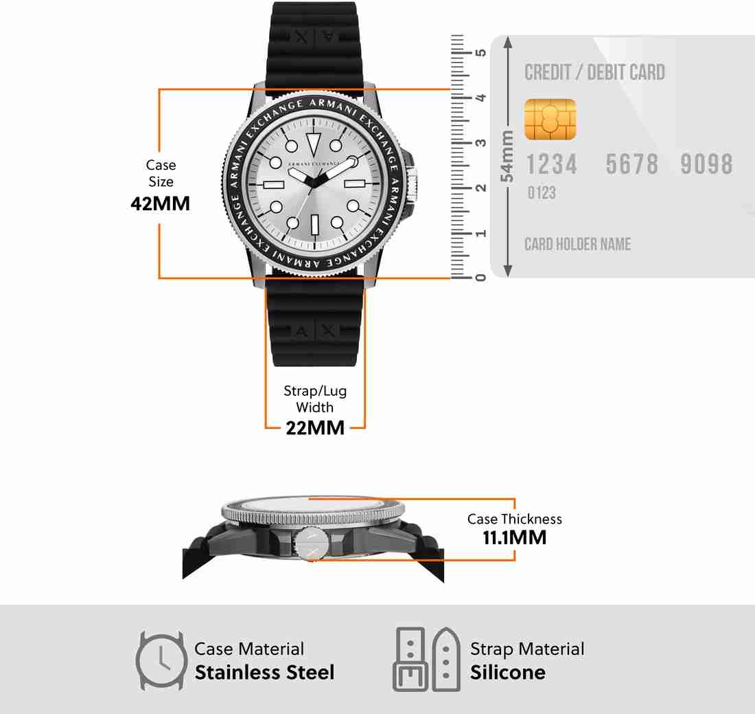 A/X ARMANI EXCHANGE Leonardo Leonardo Analog Watch - For Men - Buy