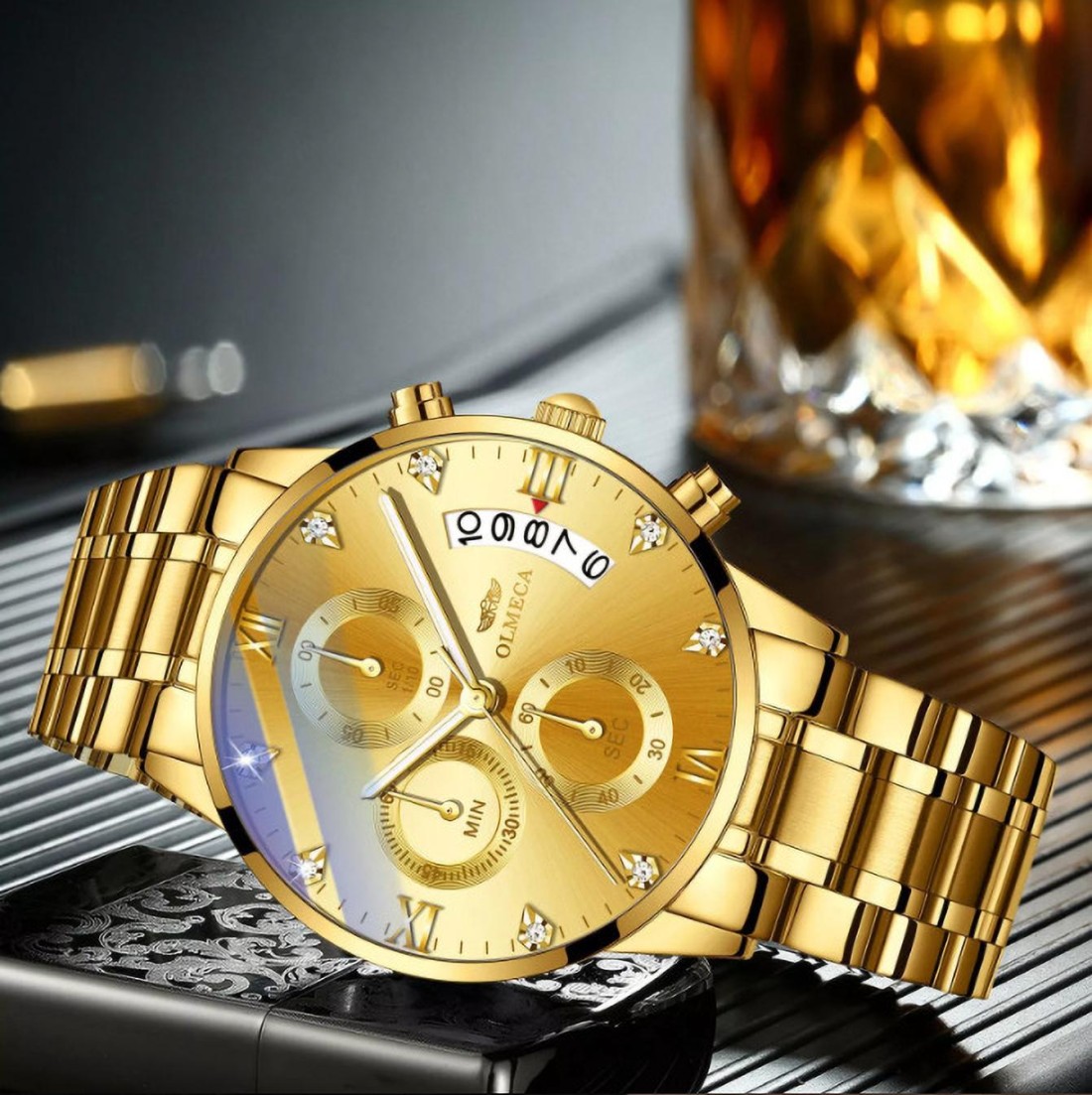 Olmeca deals gold watch