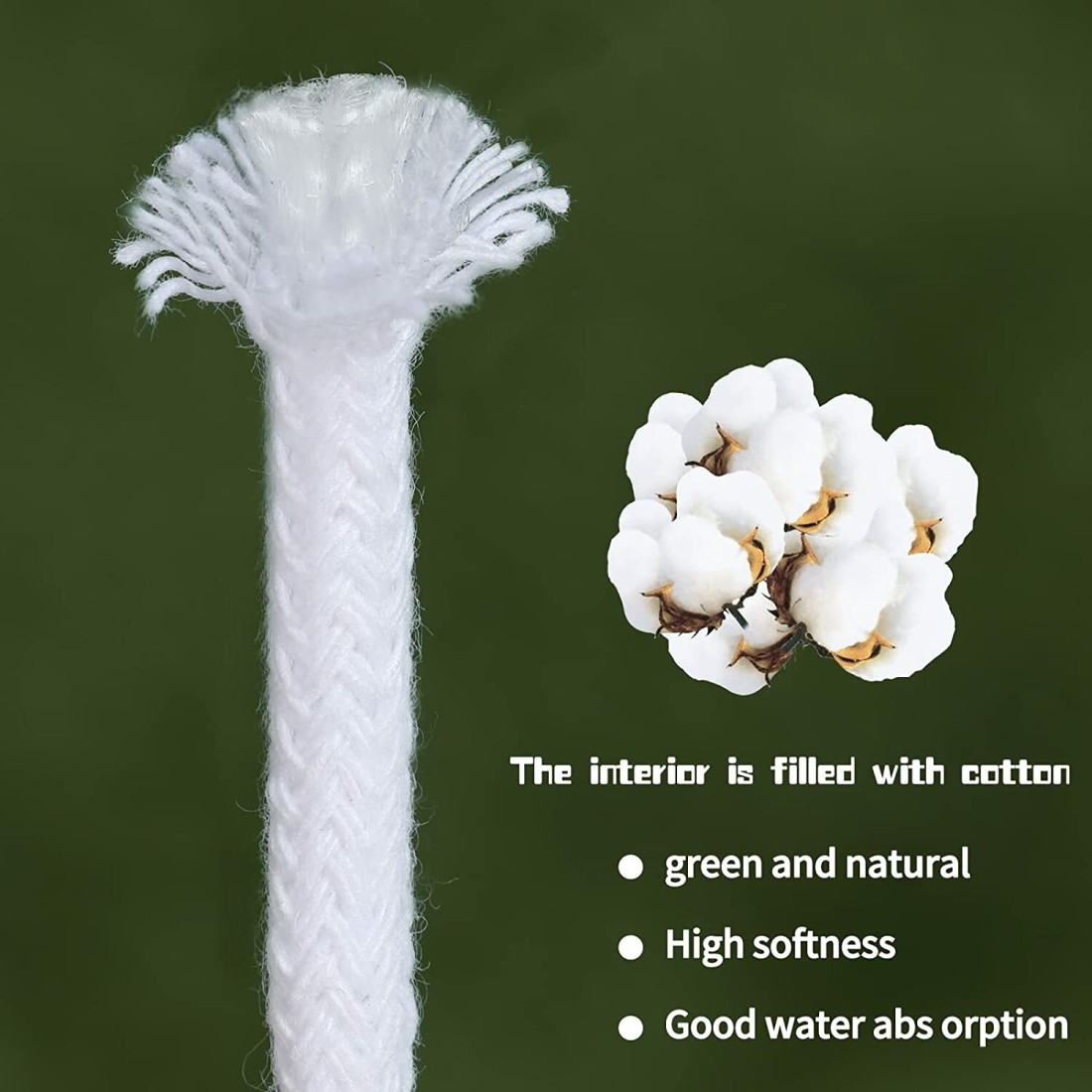 Tim Tim Agro 150 feet Self Watering Wick Cord for Vacation DIY Watering  Device Irrigation Watering Wand