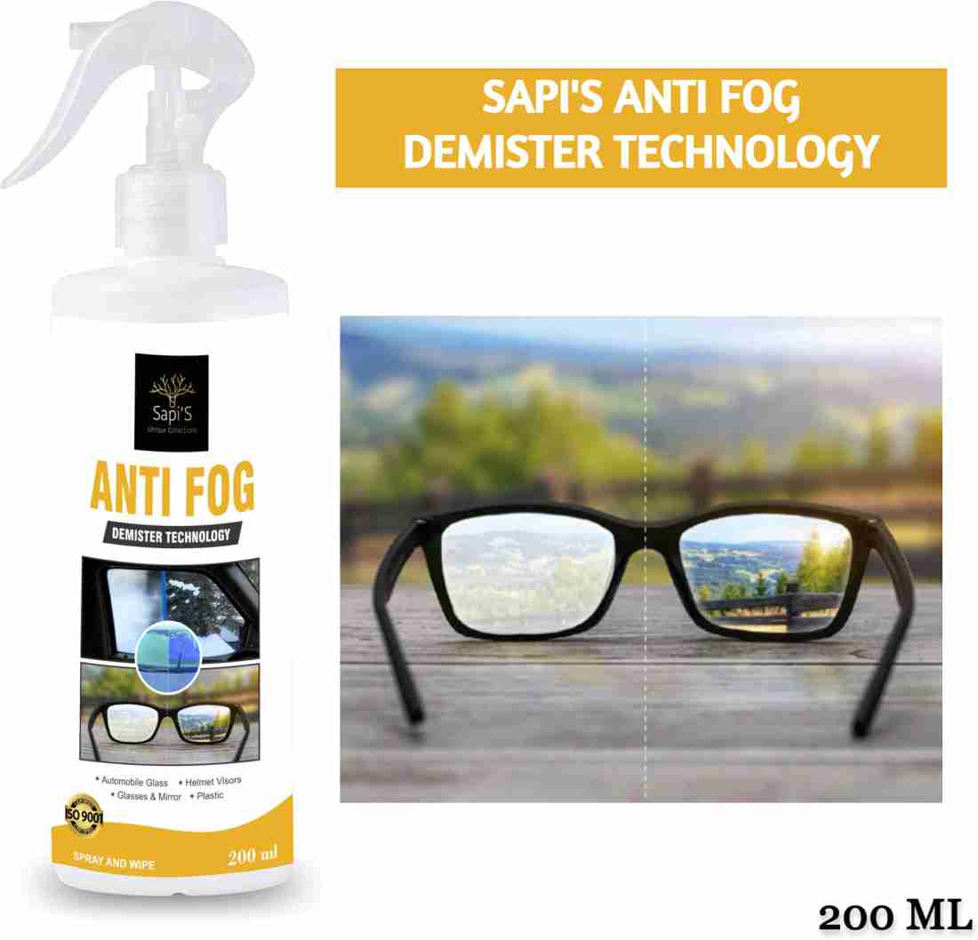 SAPI'S Antifog Spray For Car Windshield, Helmet Visor Pack of 3 Liquid  Vehicle Glass Cleaner Price in India - Buy SAPI'S Antifog Spray For Car  Windshield, Helmet Visor Pack of 3 Liquid