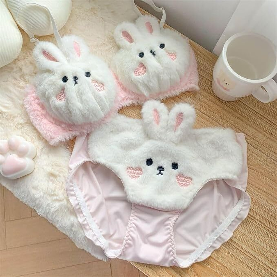 HPE Bra & Panty Set Animal Print Pink Lingerie Set — Bras and Panty Sets by Nyroka
