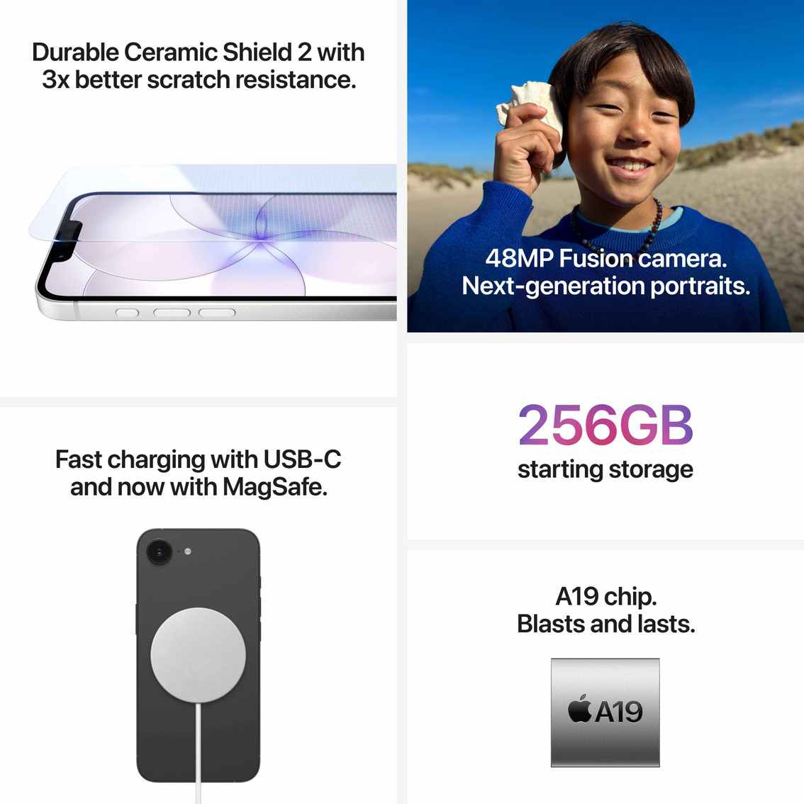 Apple iPhone 17e 5G Smartphone (8 GB RAM, 256 GB Storage, 4005 mAh Battery) smartphone price comparison image - view 6