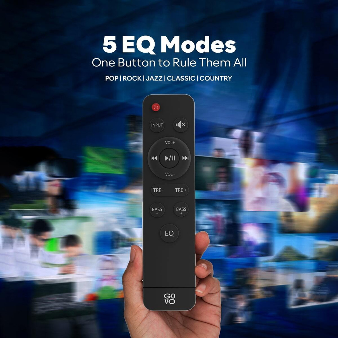 GOVO GoSurround 600 2.1 Channel 90W Soundbar System with Subwoofer sound bar thumbnail 7