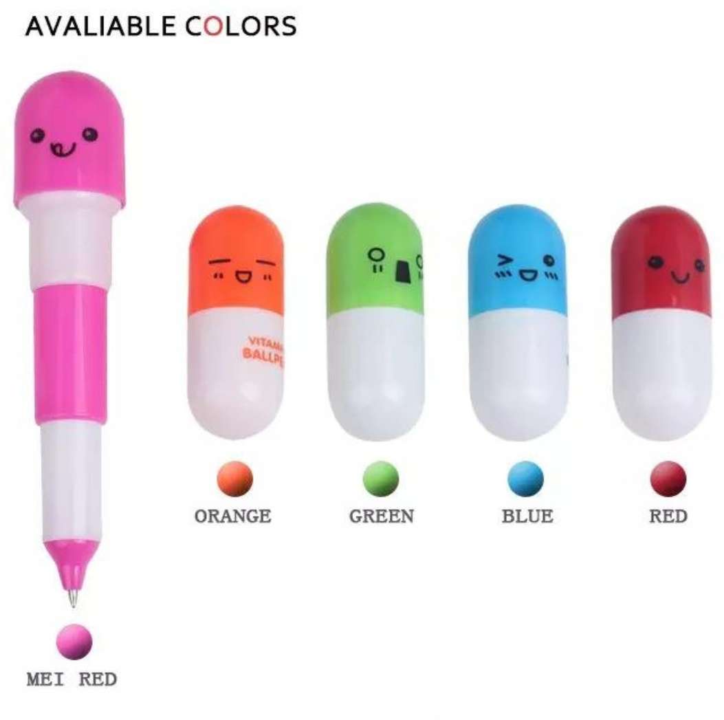 Capsule Shape Pen for Birthday Return Gift for kids Ball Pen Price in ...