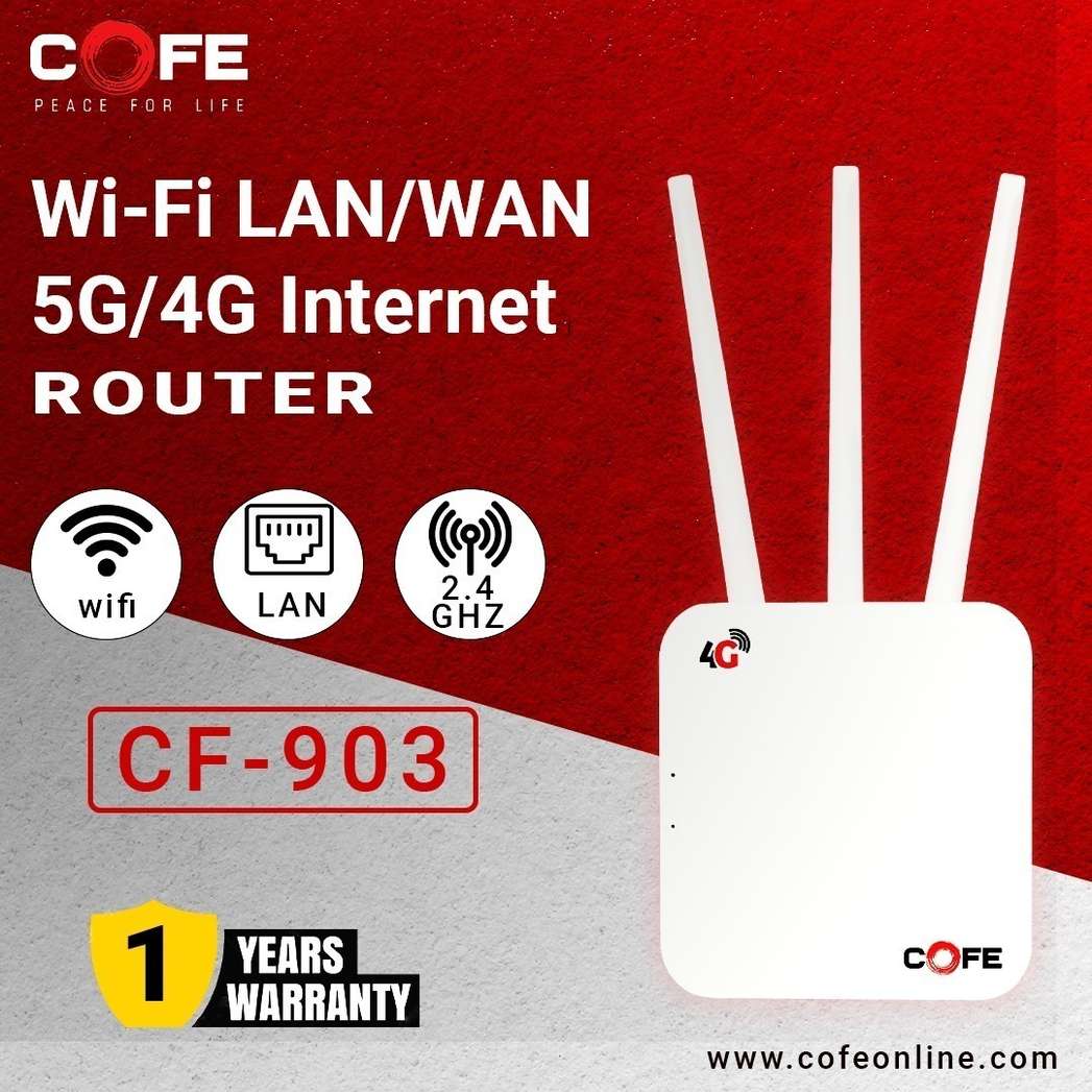 COFE 5G with Triple Antenna, Support All GSM Sim with 120 Mtr Range ...
