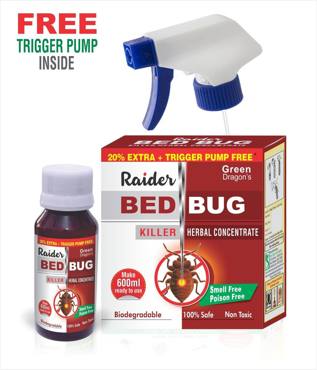 Green Dragon 'Raider' Bed Bug Killer Concentrate Make 600 Ml Ready to Use — photo 6