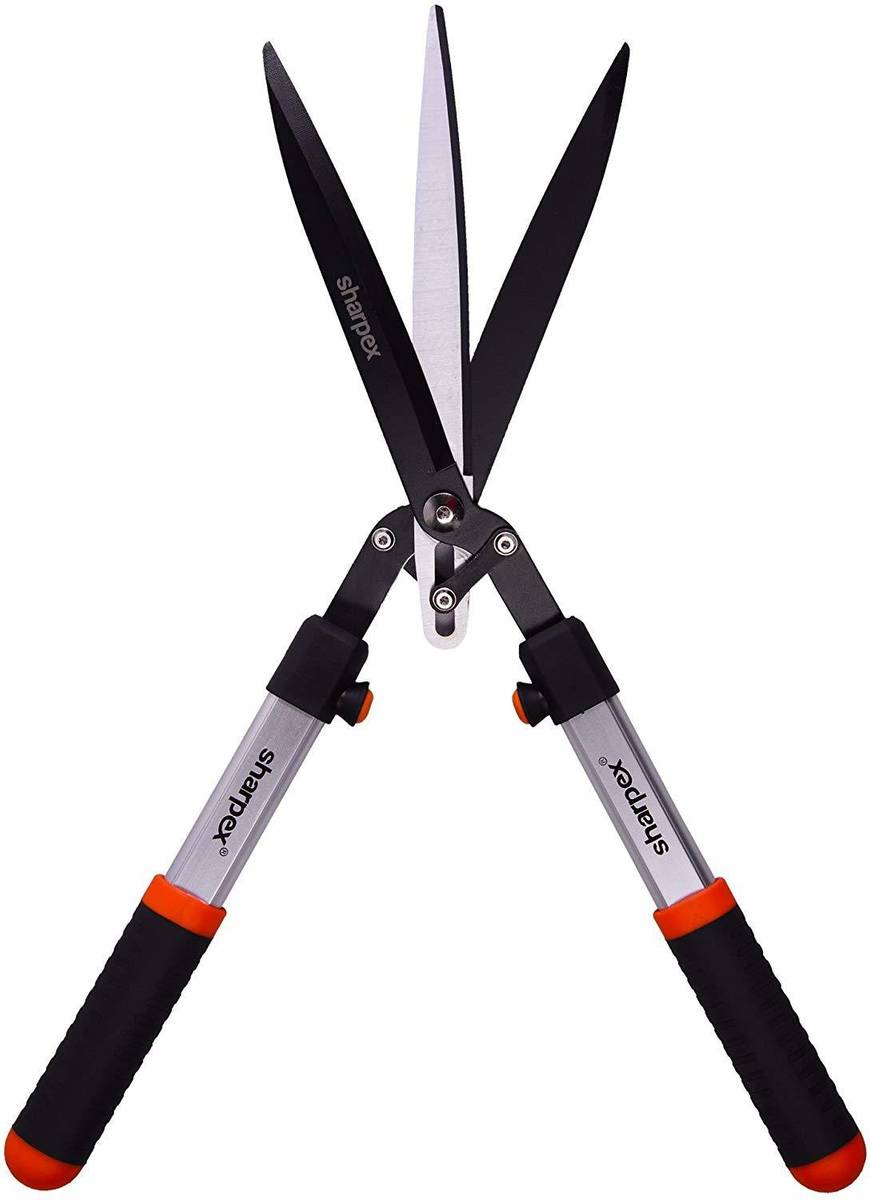Sharpex HG2587 Hedge Shear with 3 Sharp Blade, Advance Spring Loaded Function Grass Shear Hedge Shear — photo 6