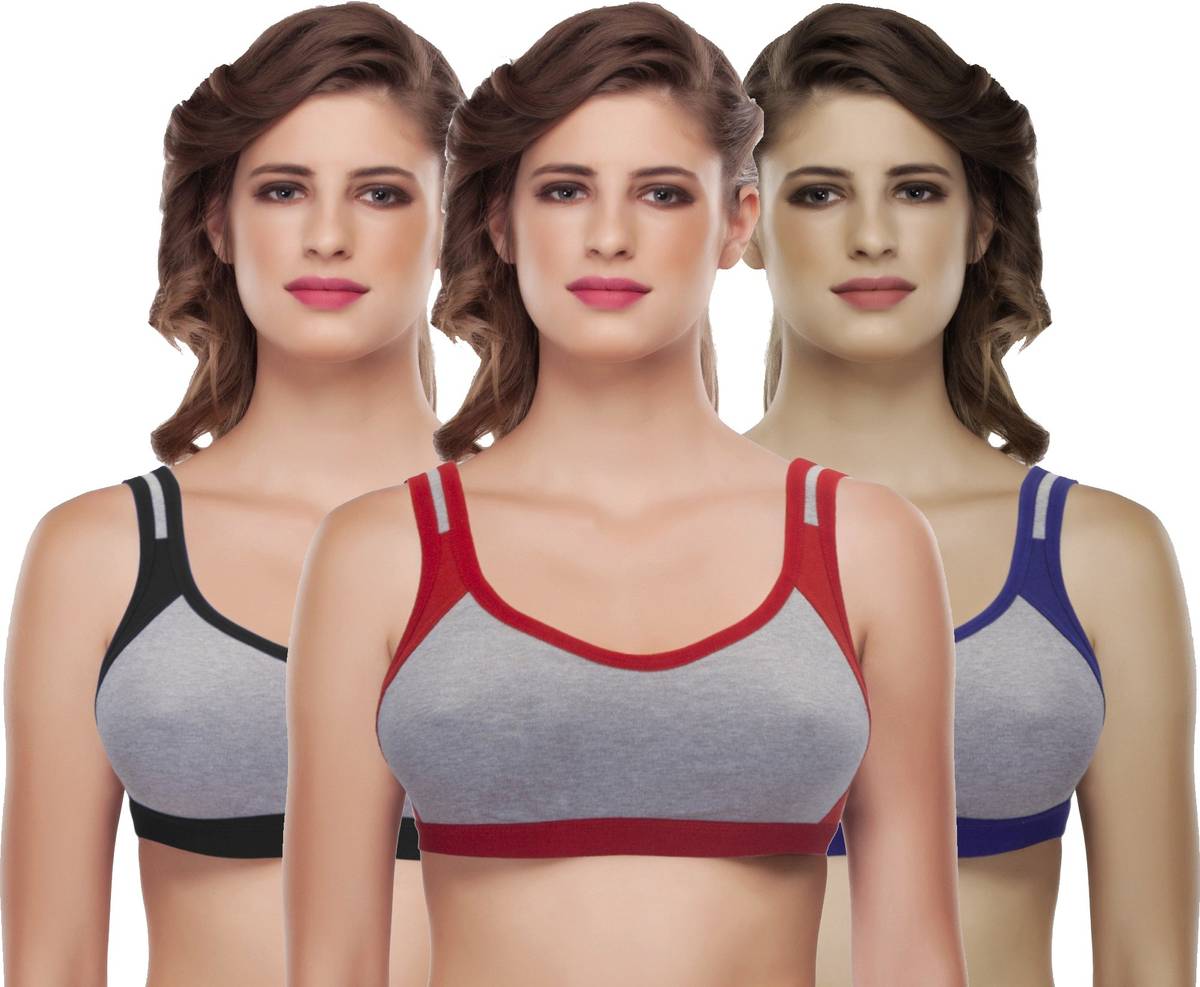 Daily use everyday bra for girl and women for every occasion formal,Gym,party wear collage office ethnic Women Girls Sports Bra Combo Women Sports Non Padded Bra — photo 6