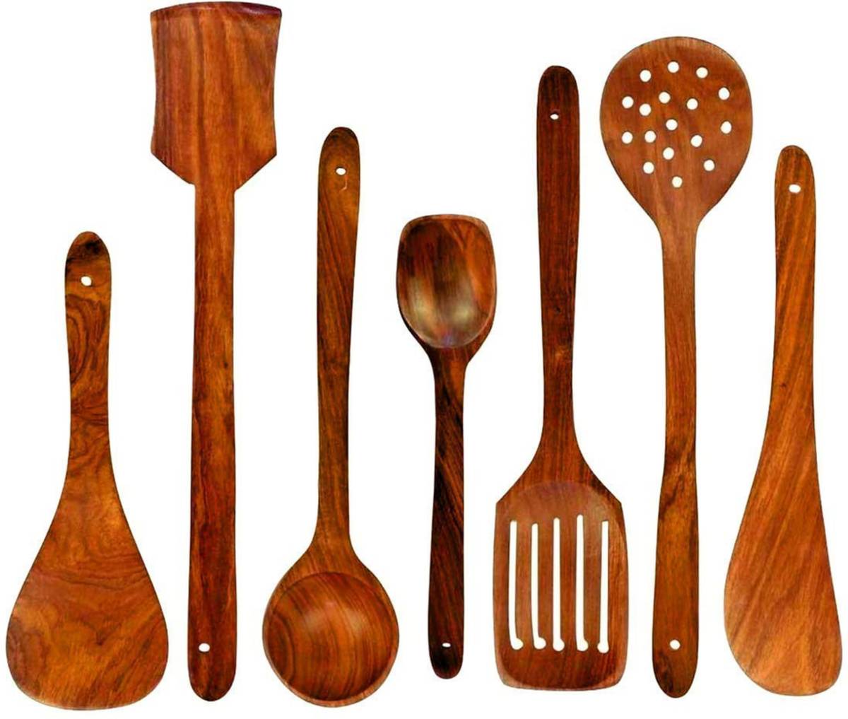 DECORASIA Wooden Serving Spoon Set — photo 2