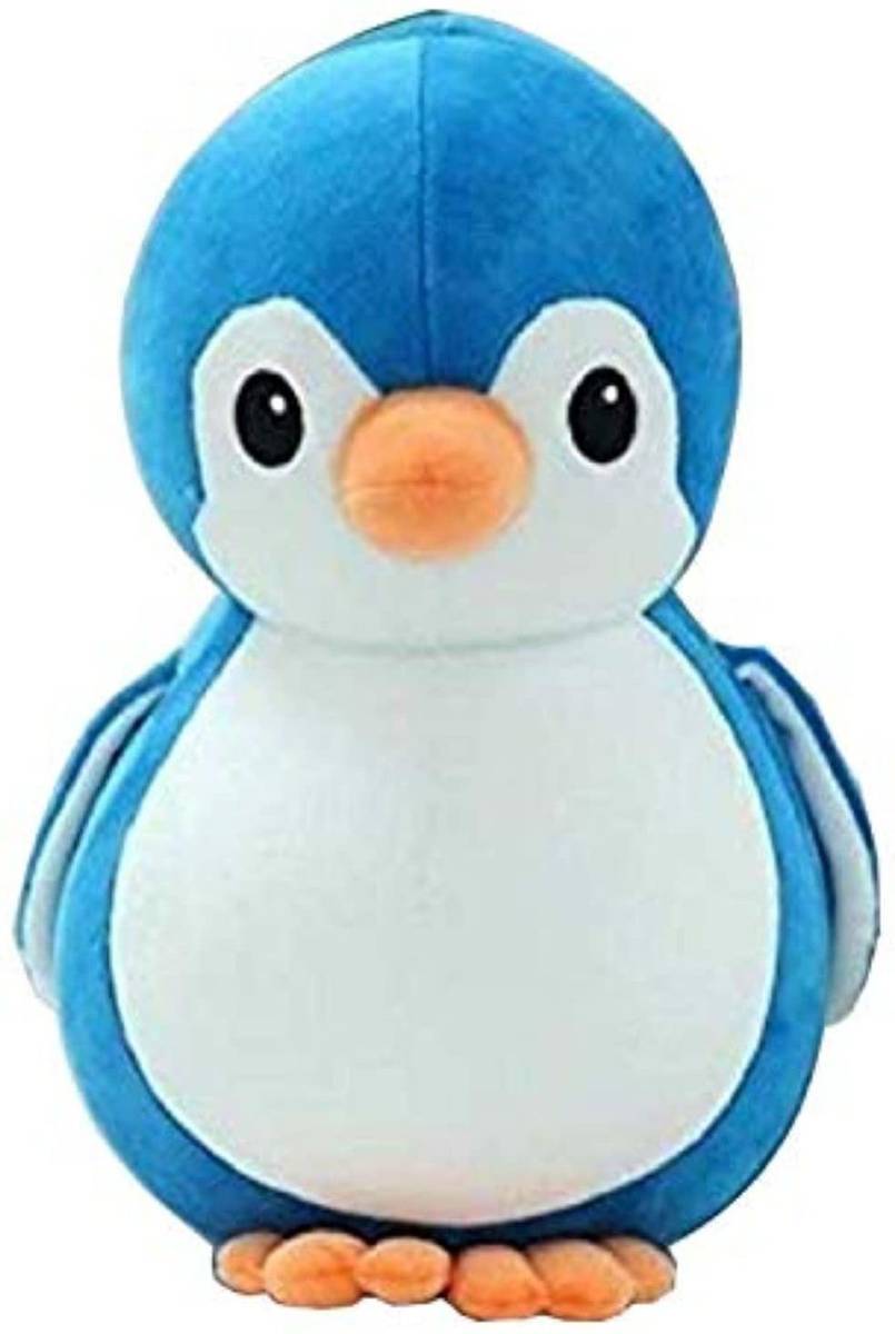 Cute Trendy Blue Penguin Soft Toy  - 30 cm — photo 6