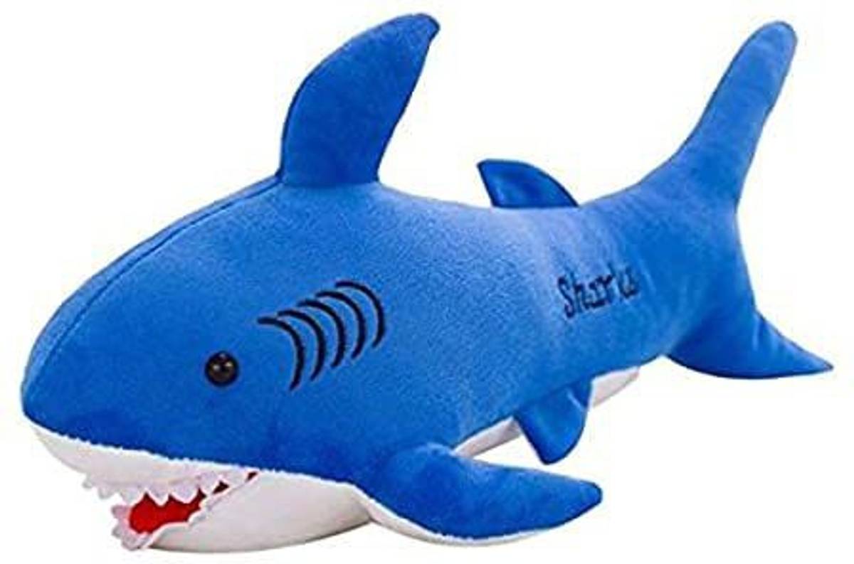 Attractive Blue Shark Soft Toys for Kids, Girls & Children Playing Shark in Size of 35 cm Long  - 35 cm — photo 3