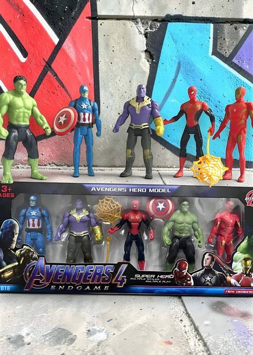CreatMii 5 Avenger Super Hero Action Figure Toy Set for Kids and Boys_P7 — photo 6