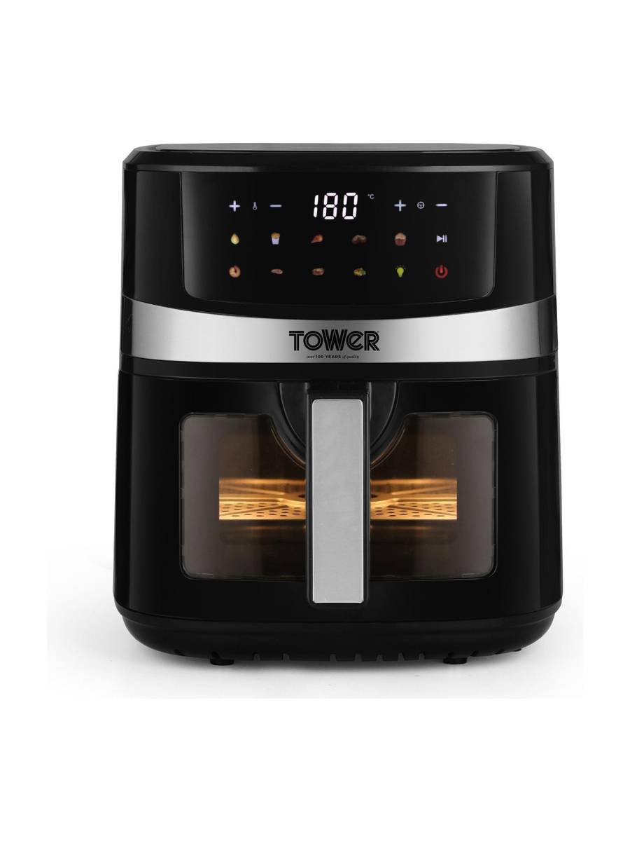 Vortx Digital Vision 6.3L | 1600W | 9 Preset Menus | Bake, Grill & Roast | Digital Touch Display | Rapid Air Circulation Technology | Glass Window with built-in Light | Adjustable Temperature & Timer | Up to 80% Less Oil Usage | Air Fryer — photo 6