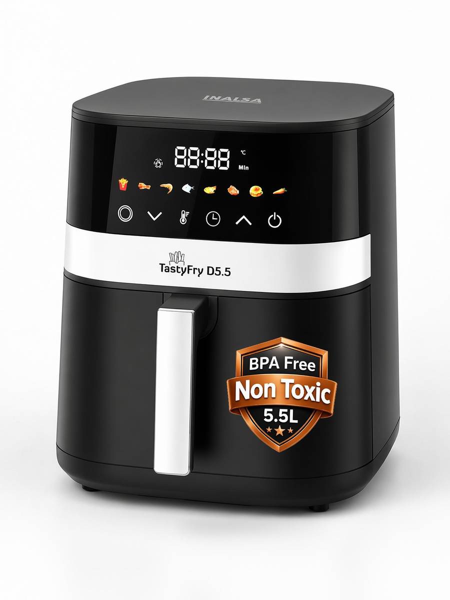 Tasty Fry D5.5 ,1400W,Air Crisp Technology,Air fry,Bake,Roast,Reheat,Dehydrate Air Fryer — photo 6