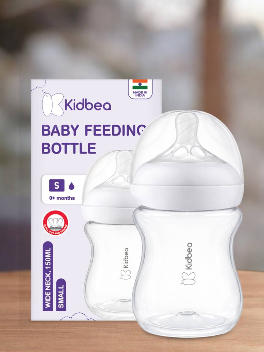 Kidbea Natural Milk Feeding Bottle, BPA-Free, Soft Nipple, Anti-Colic Design - 150 ml — photo 6