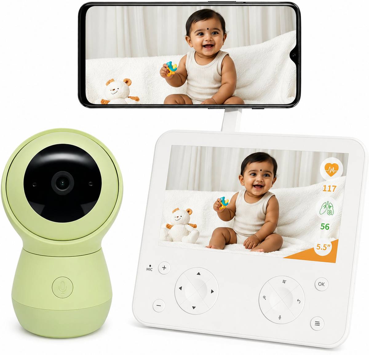 Anvaya Smart Anvaya Smart Omni Series Audio and Video Baby Monitor — photo 6