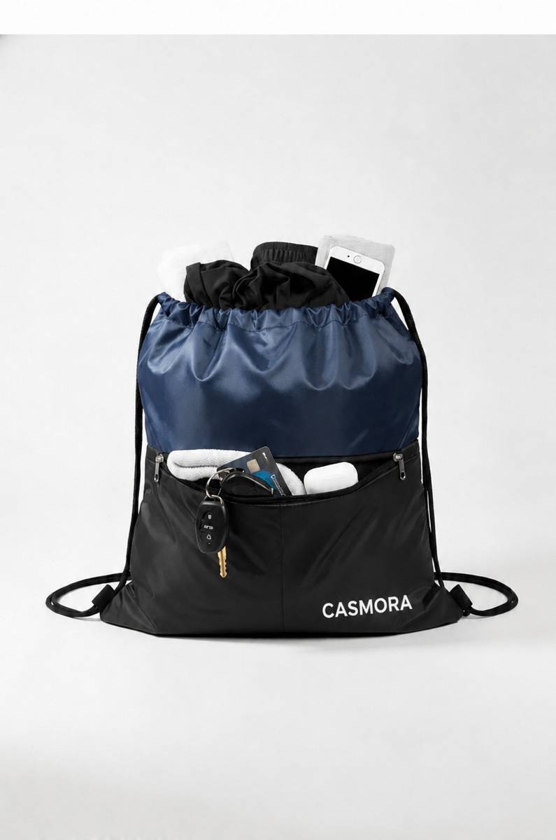 Day backpack Drawstring Gym Bags Dori Bag Sports Yoga Travel Cycling Swimming 10 L Backpack — photo 5