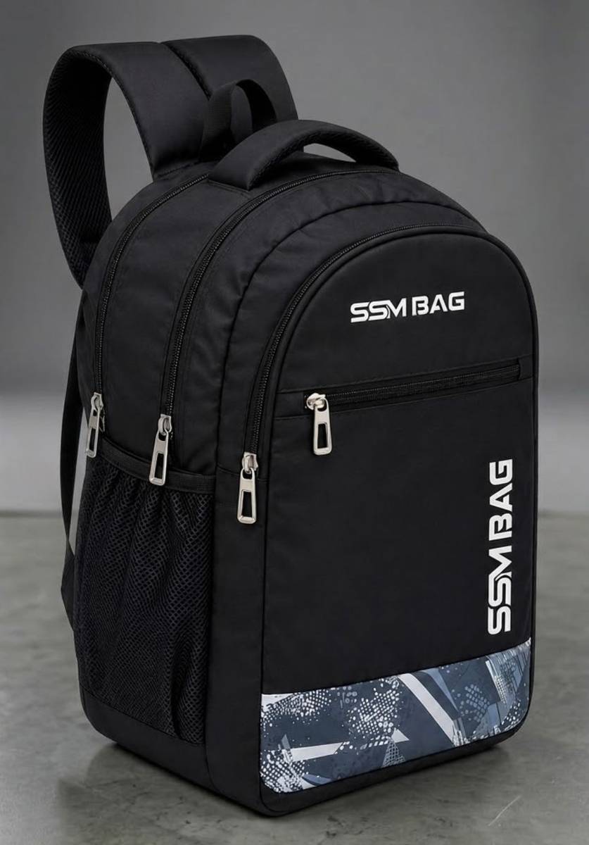 SSMBAG Black print 30 L Laptop Backpack — photo 6