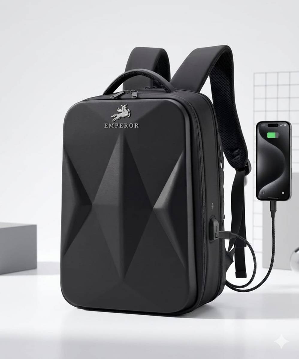 Emperor Exclusive Harshell Premium Quality with USB charging Port for men and women 32 L Laptop Backpack — photo 6