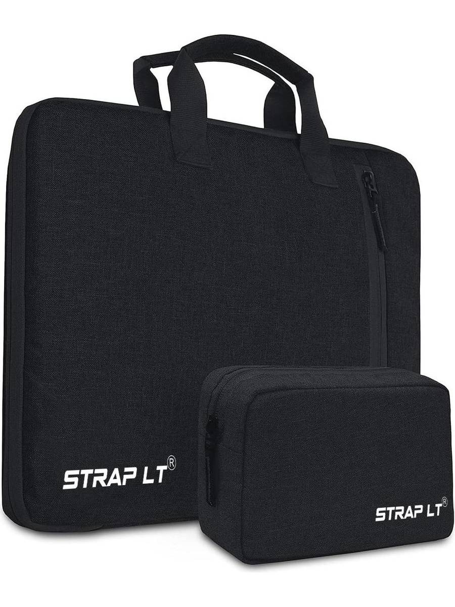 Straplt Laptop Sleeve Case 15.6-16 Inch 180 Degree Opening Handle Laptop Bag With Pouch Waterproof Laptop Sleeve/Cover — photo 6