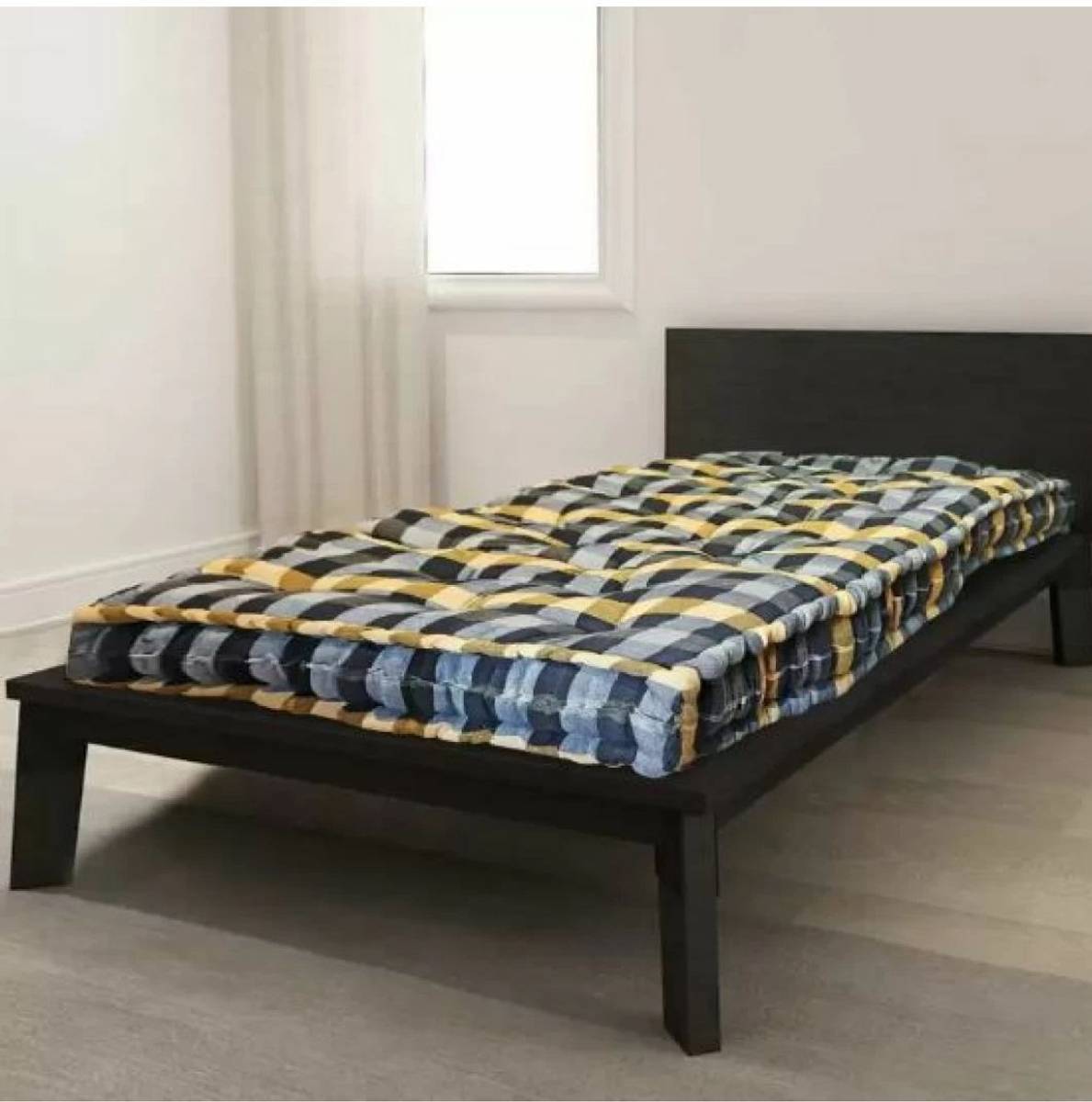 HANDLOOM Krt Cotton mattress Engineered Wood Single Bed, 76 cm x 60 cm (2.49 ft x 1.97 ft) — photo 6
