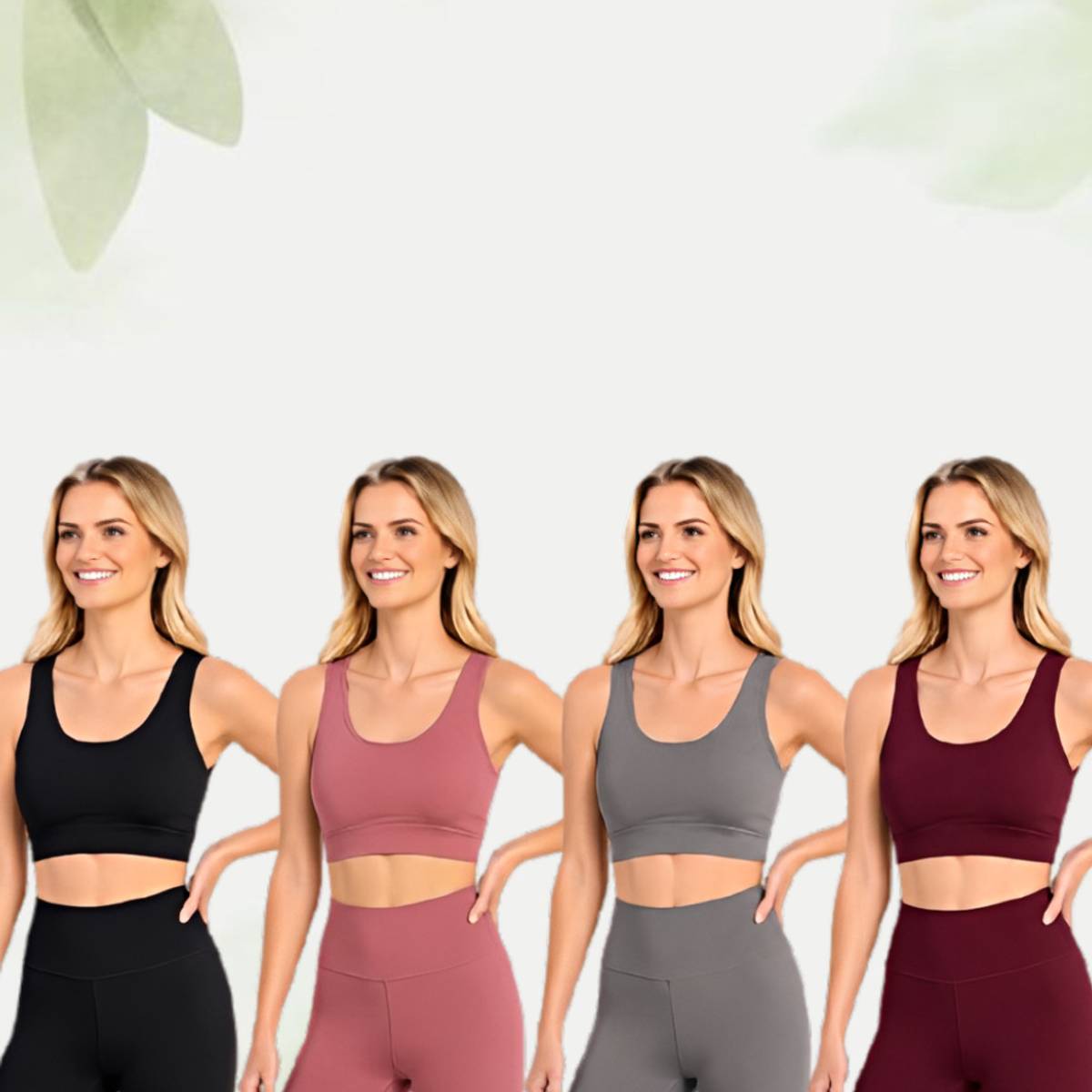 Blusora Breathable Active Sports Bra for Women Medium Impact Exercise Women Sports Non Padded Bra — photo 6