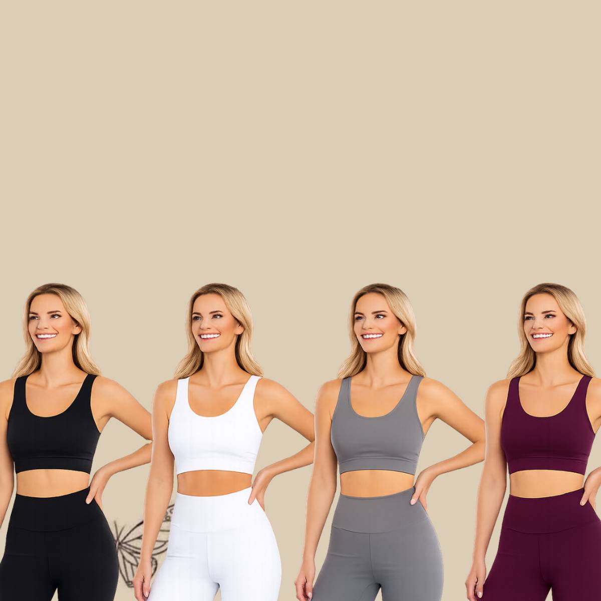 zoxen Women's Premium Active Sports Bra Workout Daily Comfort Style Women Sports Non Padded Bra — photo 6