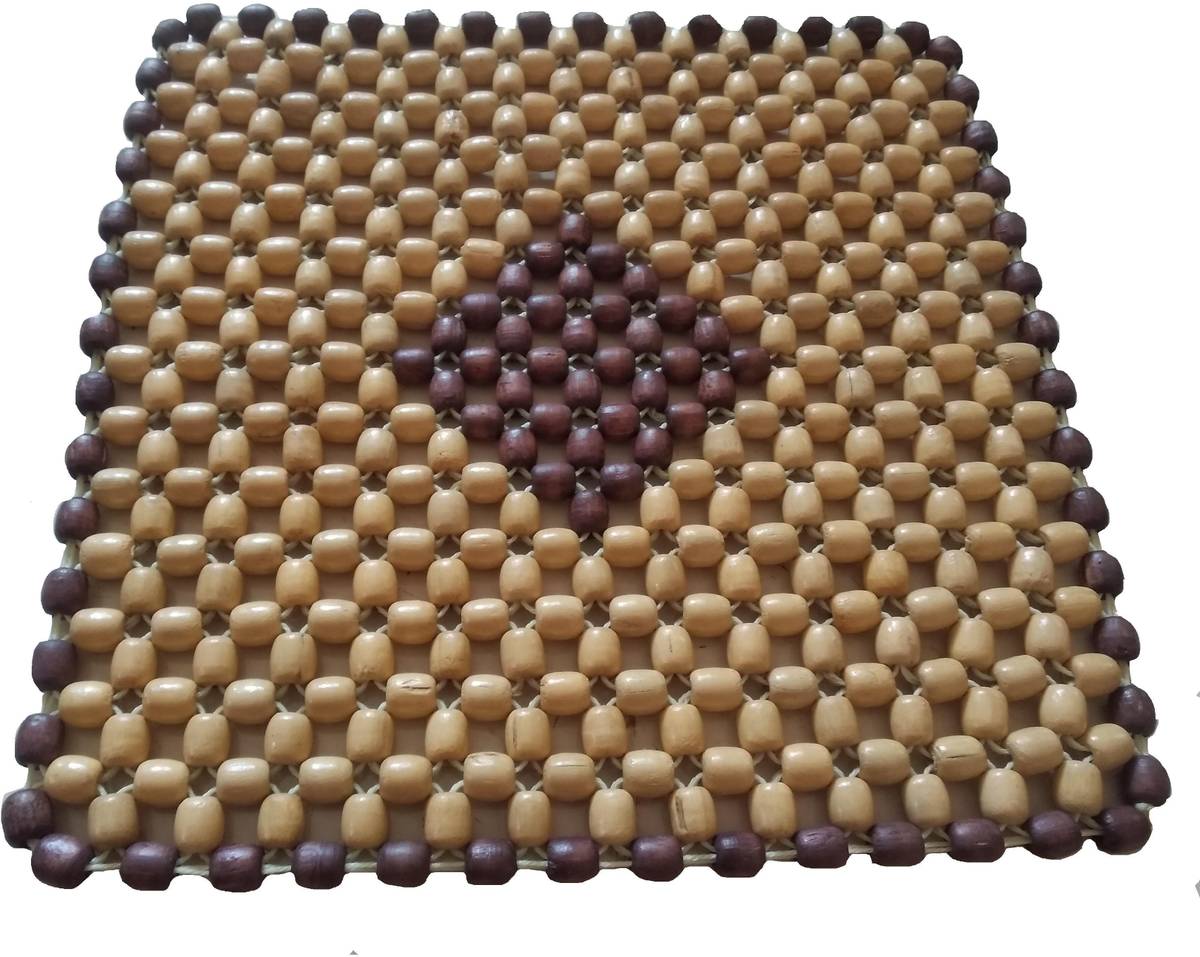 Beads Wooden Car Seat Cover For Hyundai, Mahindra, Maruti, Toyota, Tata, Honda, Universal For Car Swift Dzire, i20, i10 Active, Eeco — photo 6