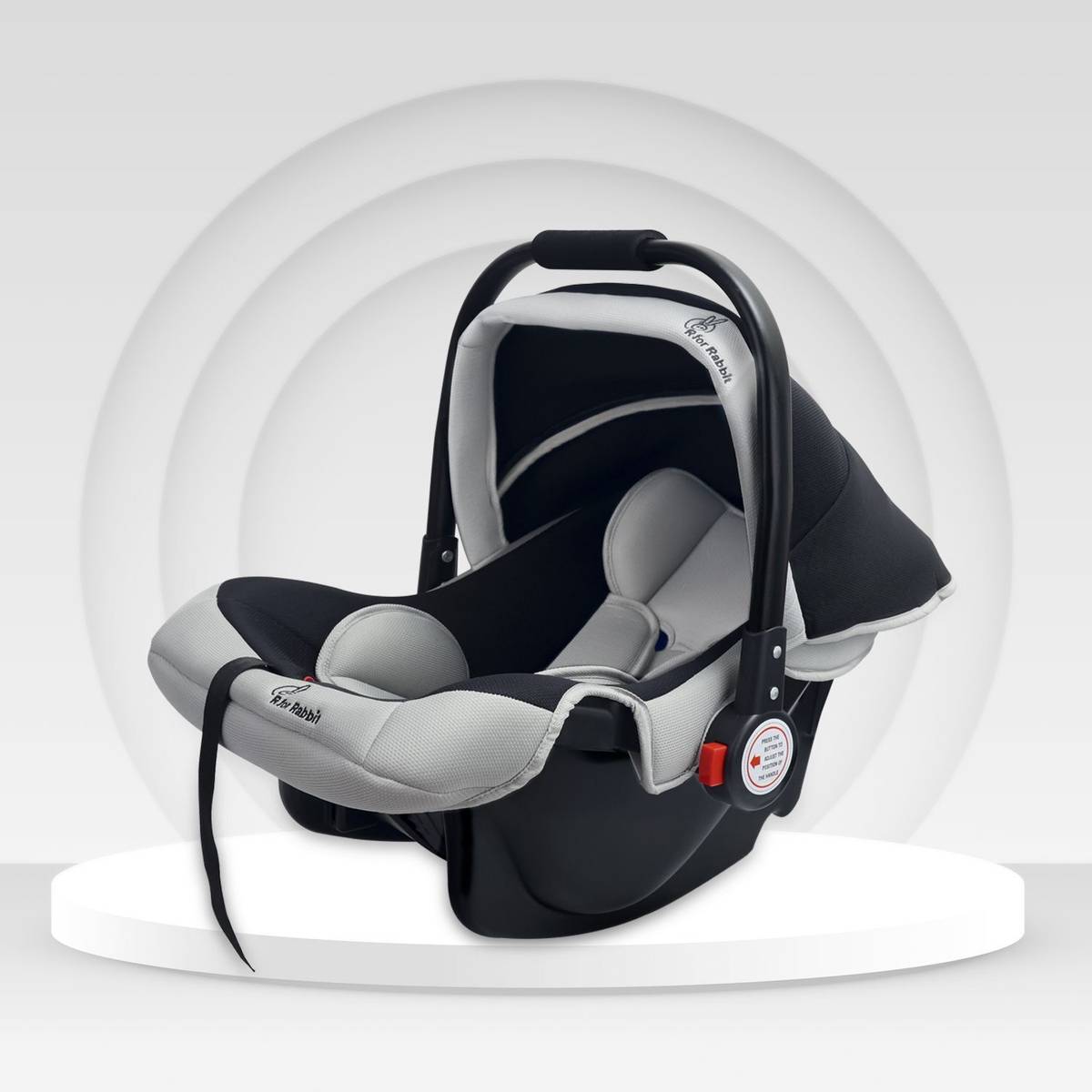R for Rabbit Cozy Cot 3 Point Safety Harness with UV For 0 to 15 Months Babies Baby Carry Cot — photo 6