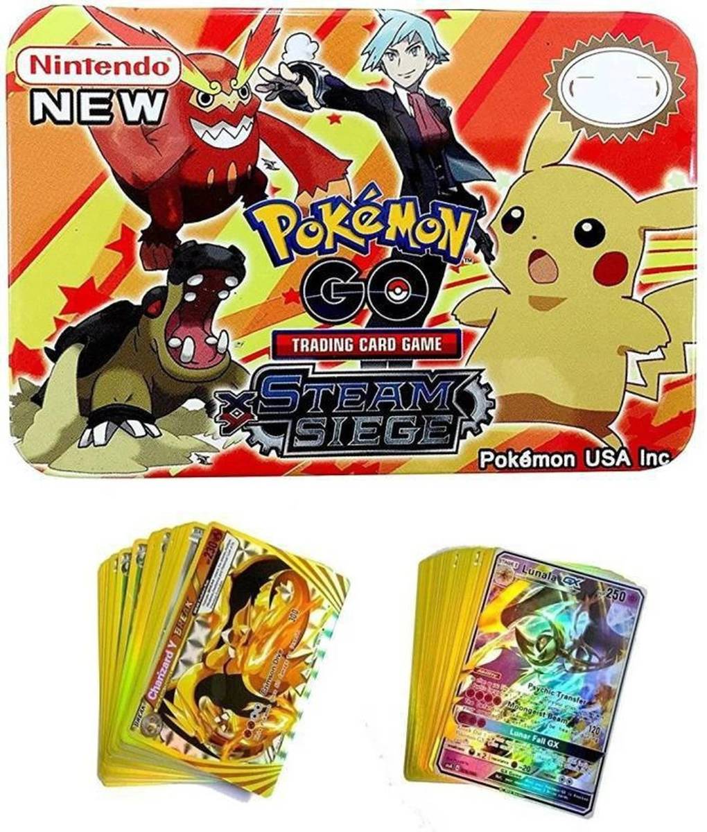 QWICK CLICK Poke-mon Trading Cards Game Booster Pack for Kids & Collectors, Battle Card Game — photo 4