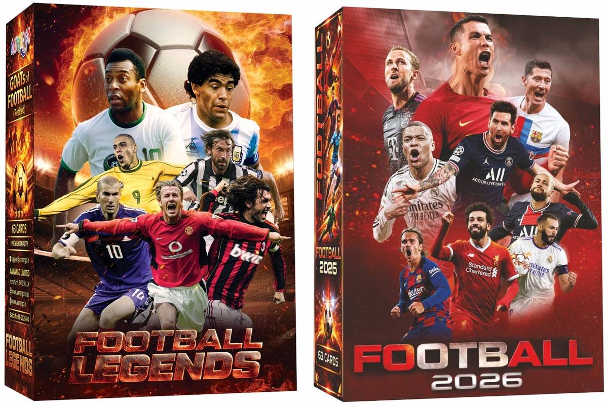 Aamango Football Combo Trump Cards- Current + Legends Players — photo 5