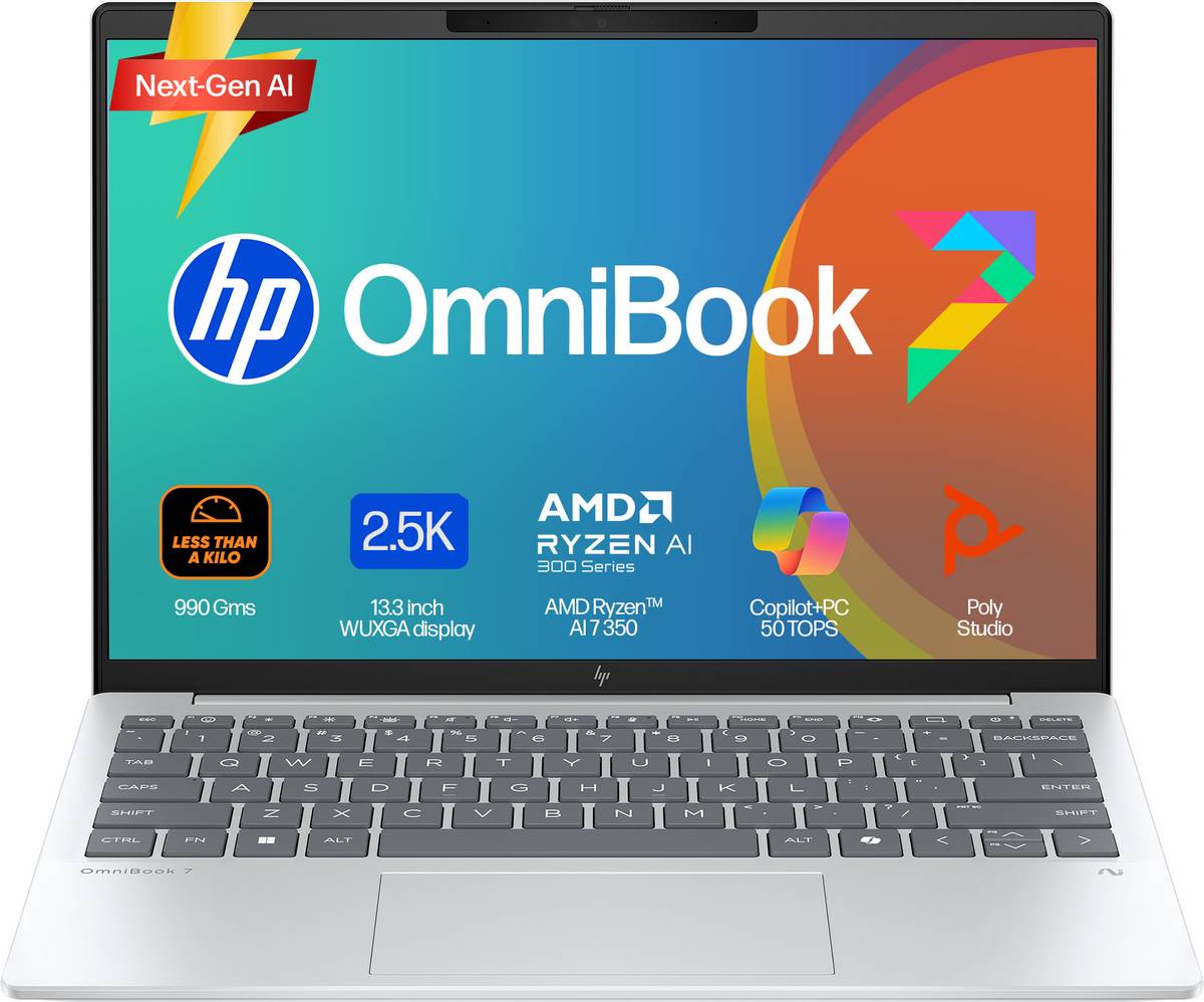 OmniBook 7 Aero (Previously Pavilion) AMD Ryzen AI 7 Octa Core AI 7 350 - (16 GB/512 GB SSD/Windows 11 Home) 13-bg1456AU Thin and Light Laptop — photo 6