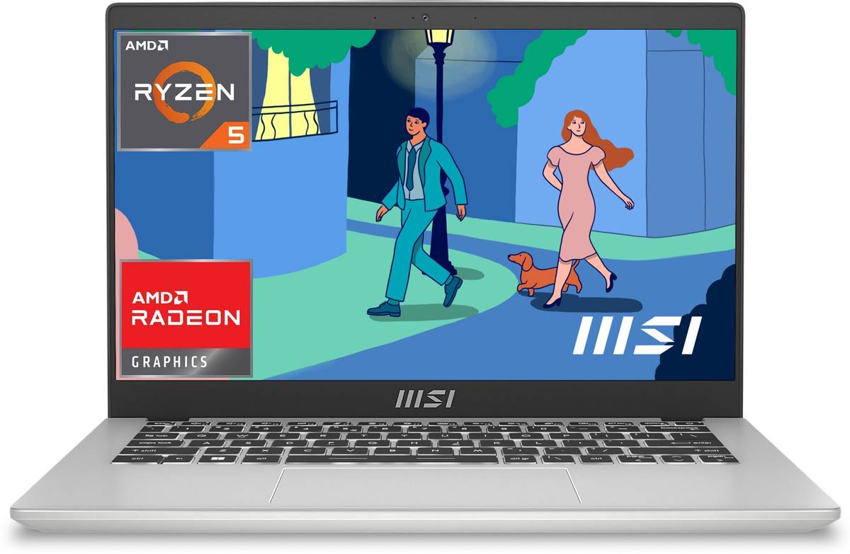 MSI Modern 14 AMD Ryzen 5 Hexa Core 7530U - (16 GB/512 GB SSD/Windows 11 Home) Modern 14 C7M-062IN Thin and Light Laptop — photo 6